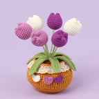 6 Gradient Purple Color Tulip