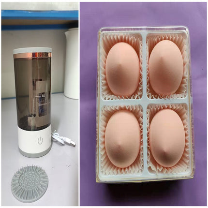 Women Eye Shadow Brush Cleaning Tool Portable Electric Makeup Brush Cleaner Machine With USB Charging Automatic Cosmetic Brush - 𝓢𝓱𝓸𝓹𝓵𝓮𝓬𝔂
