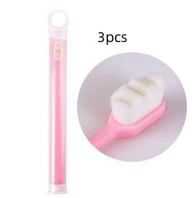 Ultra-fine Toothbrush Super Soft Bristle Deep Cleaning Brush Portable For Oral Care Tools Teeth Care Oral Cleaning Travel - 𝓢𝓱𝓸𝓹𝓵𝓮𝓬𝔂