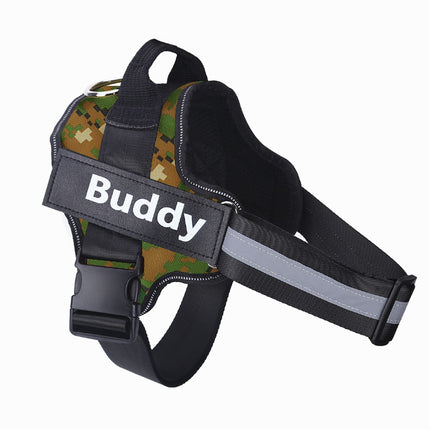 Personalized Dog Harness NO PULL Reflective Breathable Adjustable Pet Harness Vest For Small Large Dog Custom Patch Pet Supplies - 𝓢𝓱𝓸𝓹𝓵𝓮𝓬𝔂