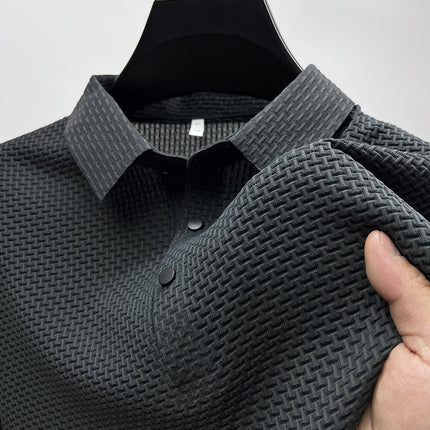 Mesh Ice Silk Short Sleeve T-shirt Mens Clothing - 𝓢𝓱𝓸𝓹𝓵𝓮𝓬𝔂