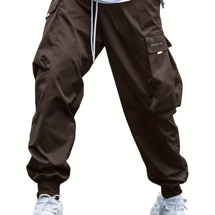 Multi-pocket Cargo Pants Men's Casual Hip-Hop Drawstring Trousers Outdoor Streetwear Sports Pant - 𝓢𝓱𝓸𝓹𝓵𝓮𝓬𝔂