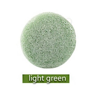 Natural Round Shap Konjac Sponge Face Cleaning Sponge - 𝓢𝓱𝓸𝓹𝓵𝓮𝓬𝔂