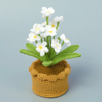 Finished Handmade Wool Woven Home Decoration Tulip Potted Plant - 𝓢𝓱𝓸𝓹𝓵𝓮𝓬𝔂