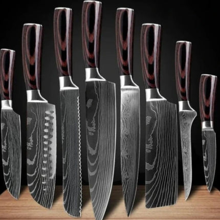 Carpenter's Special Set 6-piece Set 8-piece Set Knife Chef Knife Kitchen Knife Cooking - 𝓢𝓱𝓸𝓹𝓵𝓮𝓬𝔂