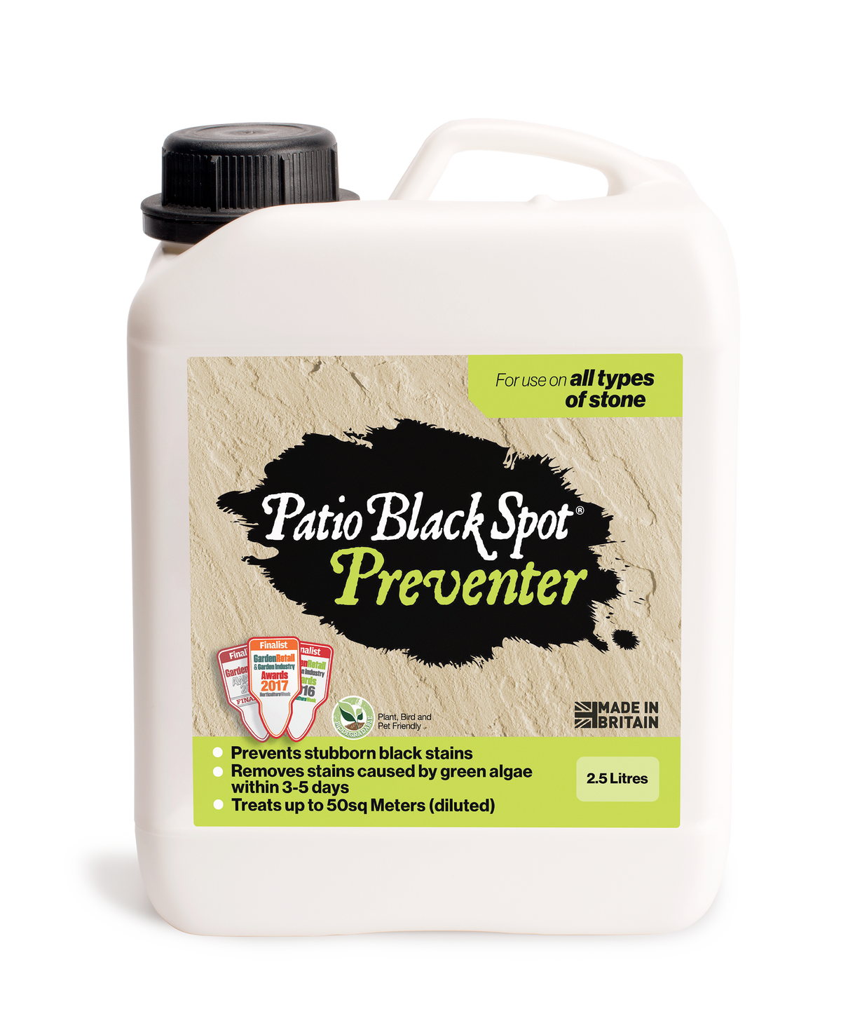 Patio Black Spot Preventer For All Stone Types