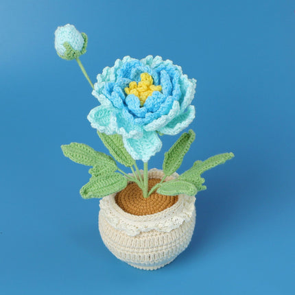 Finished Handmade Wool Woven Home Decoration Tulip Potted Plant - 𝓢𝓱𝓸𝓹𝓵𝓮𝓬𝔂