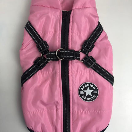 Dog Clothes Chest Back Integrated Cotton Vest Pet Cotton Clothes Winter Clothes - 𝓢𝓱𝓸𝓹𝓵𝓮𝓬𝔂