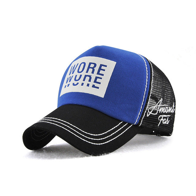 Letter Net Cap Baseball Cap - 𝓢𝓱𝓸𝓹𝓵𝓮𝓬𝔂