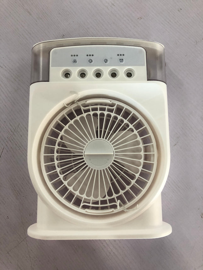 Portable USB Air Conditioner Cooling Fan With 5 Sprays 7 Color Light 600ML Water Tank Spray Mist Air Cooler Humidifiers - 𝓢𝓱𝓸𝓹𝓵𝓮𝓬𝔂