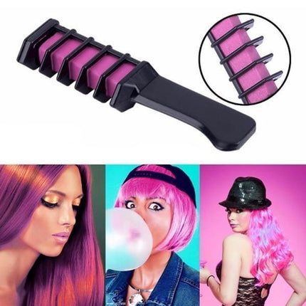 Temporary Mini Disposable Crayons Hair Color Dyeing Mascara Dye Chalk Box With Brush - 𝓢𝓱𝓸𝓹𝓵𝓮𝓬𝔂