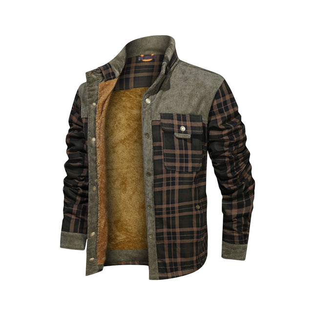 Men's Wool Thick Coat Jacket - 𝓢𝓱𝓸𝓹𝓵𝓮𝓬𝔂