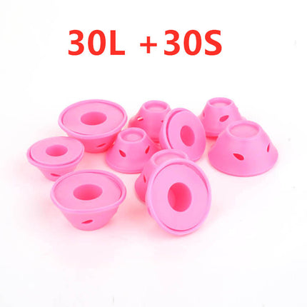 Soft Rubber Magic Hair Care Rollers Silicone Hair Curlers No Heat Hair Styling Tool - 𝓢𝓱𝓸𝓹𝓵𝓮𝓬𝔂
