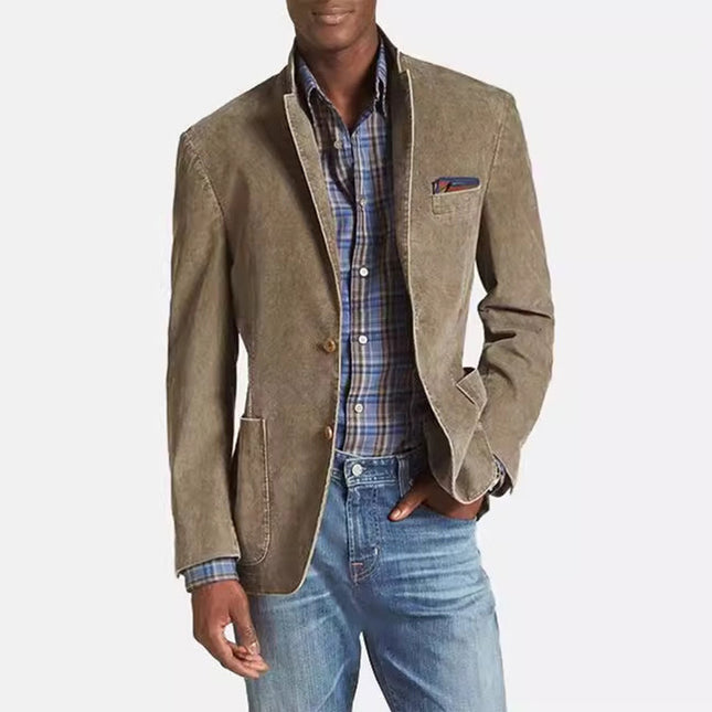 Denim Suit Casual Solid Color Men's Clothing Men's Suit Mens Suits For Men Mens Clothing Outfit Man Costumes Elegant Formal Classic - 𝓢𝓱𝓸𝓹𝓵𝓮𝓬𝔂