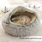 Grey short plush