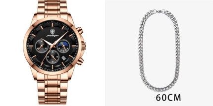 Sports Men's Watches Multifunctional Waterproof Quartz Watch - 𝓢𝓱𝓸𝓹𝓵𝓮𝓬𝔂