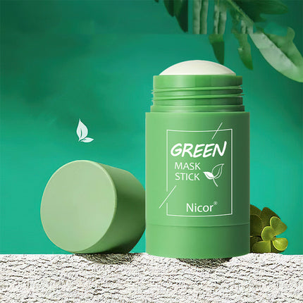 Cleansing Green Tea Mask Clay Stick Oil Control Anti-Acne Whitening Seaweed Mask Skin Care - 𝓢𝓱𝓸𝓹𝓵𝓮𝓬𝔂