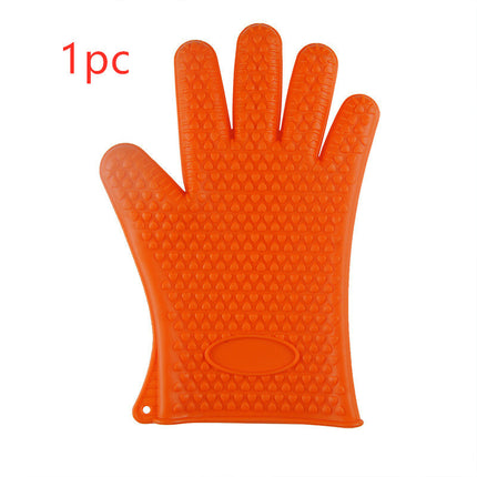 Food Grade Silicone Heat Resistant BBQ Glove Silicone Oven Mitts - 𝓢𝓱𝓸𝓹𝓵𝓮𝓬𝔂