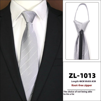Men's Formal Wear Business Zipper Tie-free - 𝓢𝓱𝓸𝓹𝓵𝓮𝓬𝔂