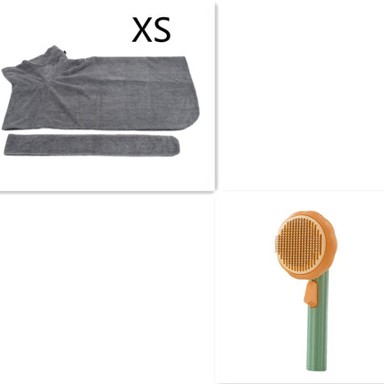 New Pet Cat Brush Hot Selling Hand-held Steel Wire Self-cleaning Comb Looper For Hair Removal - 𝓢𝓱𝓸𝓹𝓵𝓮𝓬𝔂
