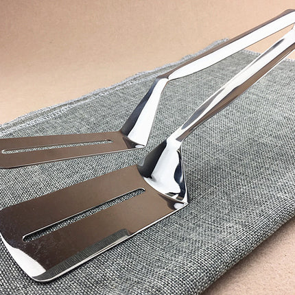 Stainless Steel Barbecue Tong Fried Steak Shovel Fried Fish Shovel BBQ Bread Clamp Kitchen Bread Meat Clamp - 𝓢𝓱𝓸𝓹𝓵𝓮𝓬𝔂