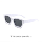 White Frame Gray Piece