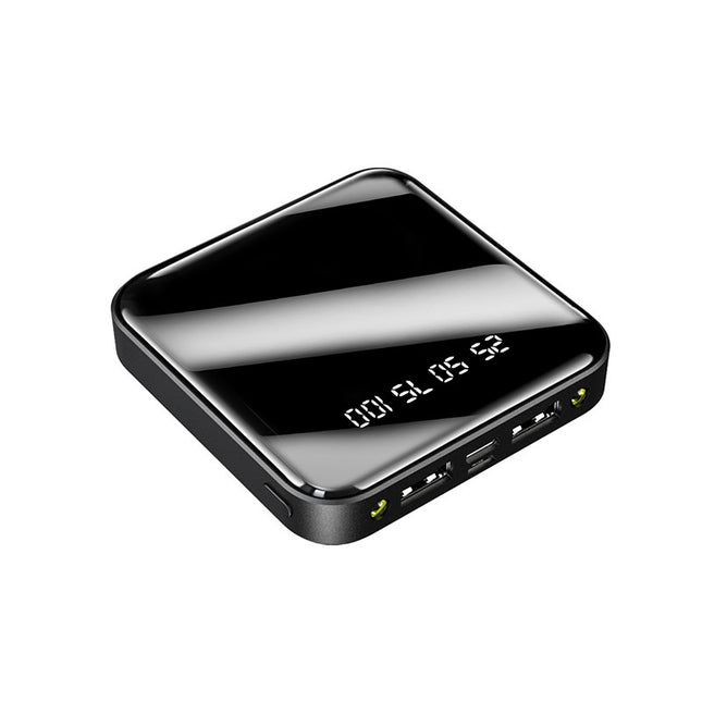Mini Power Bank 20000 MAh Portable Mirror Digital Display Power Bank - 𝓢𝓱𝓸𝓹𝓵𝓮𝓬𝔂
