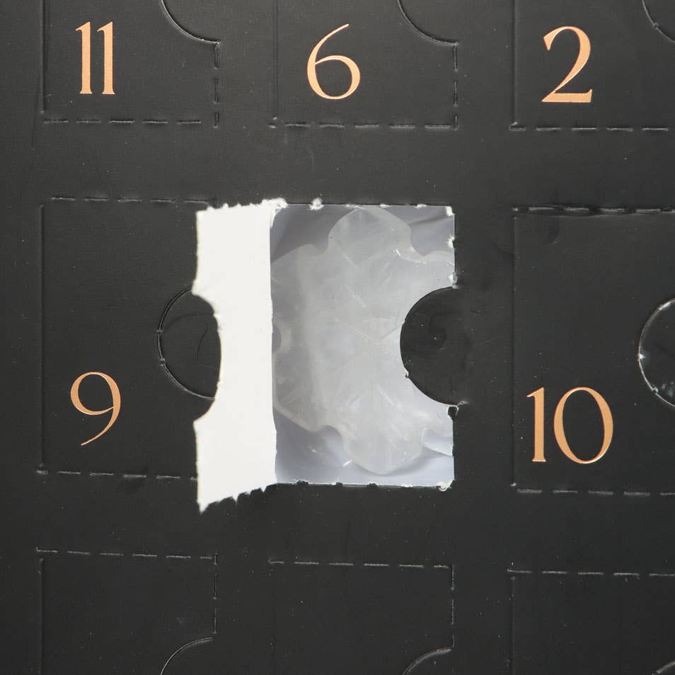 12 Days of Gemstones Shaped Crystal Advent Calendar
