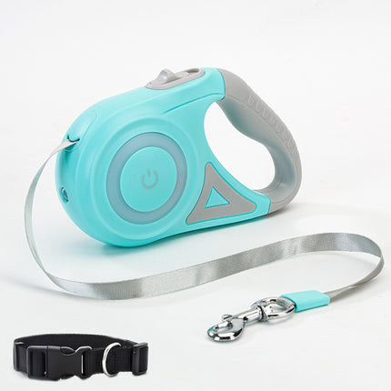 Dog Leash Retractable Leash And Dog Collar Spotlight Automatic Pet Dog Cat Traction Rope For Small Medium Dogs Pet Product - 𝓢𝓱𝓸𝓹𝓵𝓮𝓬𝔂