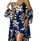 Navy Blue Flower