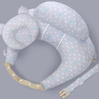 Grey with pillow