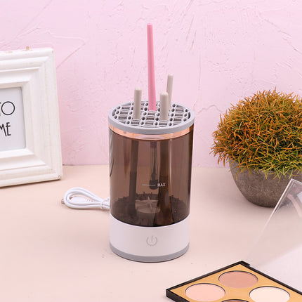 Women Eye Shadow Brush Cleaning Tool Portable Electric Makeup Brush Cleaner Machine With USB Charging Automatic Cosmetic Brush - 𝓢𝓱𝓸𝓹𝓵𝓮𝓬𝔂