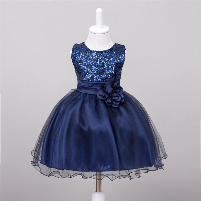 Baby Sequin Dress Flower Girl Wedding Princess Dress - 𝓢𝓱𝓸𝓹𝓵𝓮𝓬𝔂