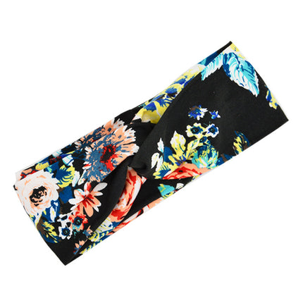 Floral cross hair band - 𝓢𝓱𝓸𝓹𝓵𝓮𝓬𝔂