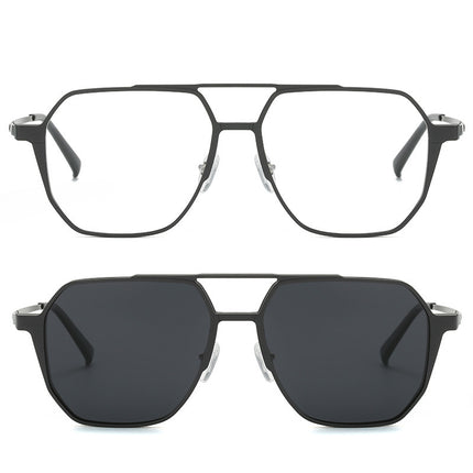 Driving Men's Three-in-one Magnetic Aluminum Magnesium Glasses - 𝓢𝓱𝓸𝓹𝓵𝓮𝓬𝔂