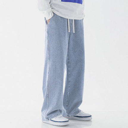 Mens Fashion Casual Loose Straight Jeans - 𝓢𝓱𝓸𝓹𝓵𝓮𝓬𝔂