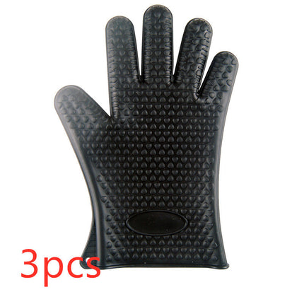 Food Grade Silicone Heat Resistant BBQ Glove Silicone Oven Mitts - 𝓢𝓱𝓸𝓹𝓵𝓮𝓬𝔂