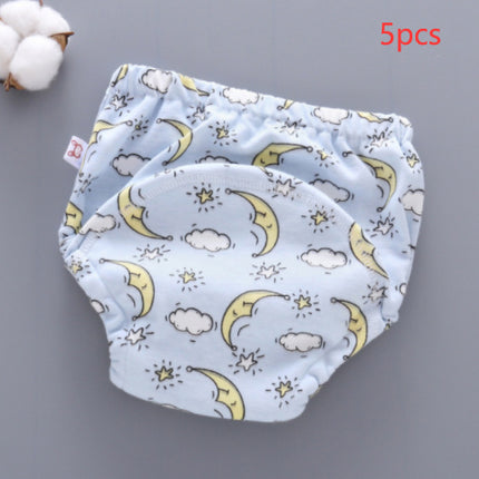 Baby Training Pants Washable 6-layer Gauze Diaper Cover - 𝓢𝓱𝓸𝓹𝓵𝓮𝓬𝔂
