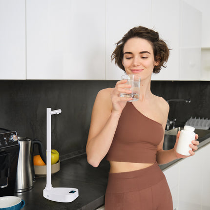 Added Extension Tupe Water Dispenser Automatic Water Bottle Desktop Rechargeable Water Dispenser With Stand - 𝓢𝓱𝓸𝓹𝓵𝓮𝓬𝔂