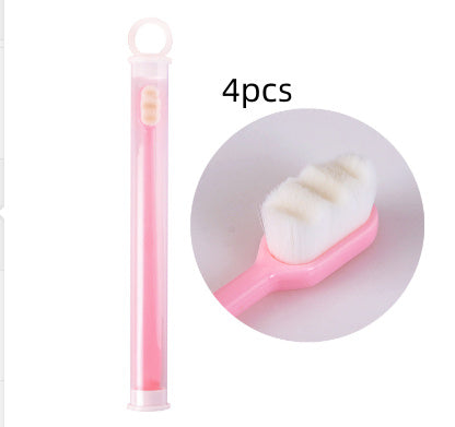 Ultra-fine Toothbrush Super Soft Bristle Deep Cleaning Brush Portable For Oral Care Tools Teeth Care Oral Cleaning Travel - 𝓢𝓱𝓸𝓹𝓵𝓮𝓬𝔂