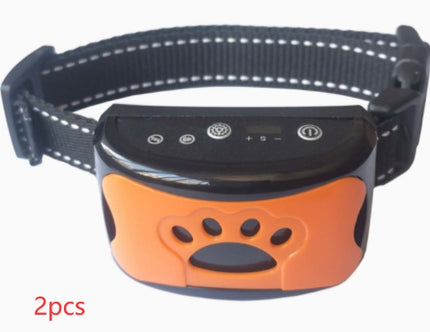 Dog Training Collar Waterproof Electric Pet Remote Control Rechargeable Dogs Trainer Bark Arrester With Shock Vibration Sound - 𝓢𝓱𝓸𝓹𝓵𝓮𝓬𝔂