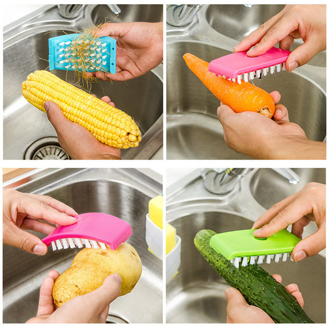 Creative Kitchen Knife And Fork Chopsticks Cleaning Brush With Suction Cup Fruit And Vegetable Cleaning Brush Kitchen Cleaning Brush - 𝓢𝓱𝓸𝓹𝓵𝓮𝓬𝔂