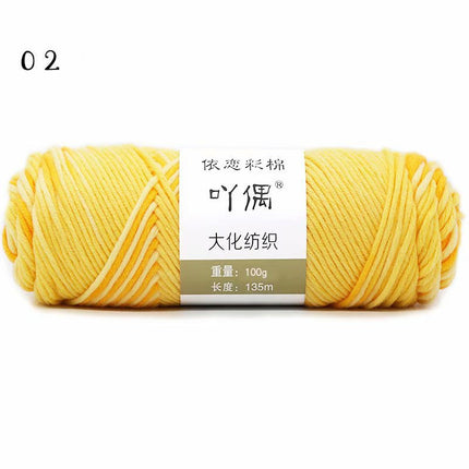 8 Strands Of Gradient Milk Cotton Wool Hand-knitted Medium Thick - 𝓢𝓱𝓸𝓹𝓵𝓮𝓬𝔂
