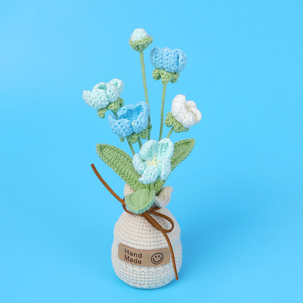 Finished Handmade Wool Woven Home Decoration Tulip Potted Plant - 𝓢𝓱𝓸𝓹𝓵𝓮𝓬𝔂