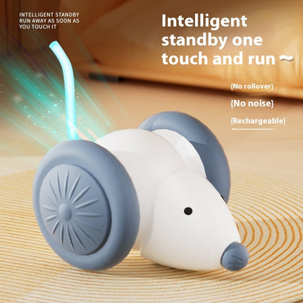 Pet Toys Interactive Cat Toy Electric Mouse Car - Automatic Teaser With Intelligent Obstacle Avoidance Pet Products - 𝓢𝓱𝓸𝓹𝓵𝓮𝓬𝔂