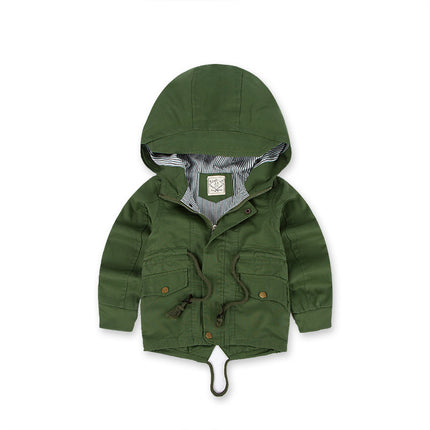 LM 6035 Europe And American Wind Boy's Coat And Cashmere Boy's Windcoat For Autumn And Winter Children's Clothes - 𝓢𝓱𝓸𝓹𝓵𝓮𝓬𝔂