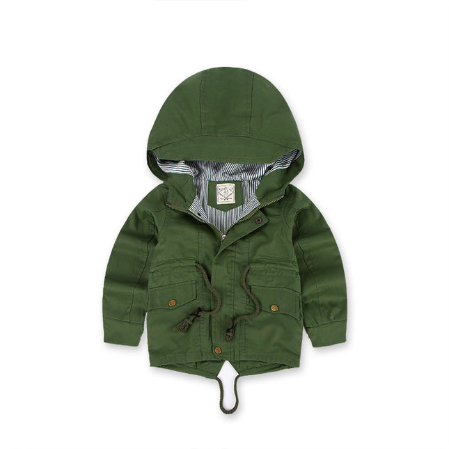 LM 6035 Europe And American Wind Boy's Coat And Cashmere Boy's Windcoat For Autumn And Winter Children's Clothes - 𝓢𝓱𝓸𝓹𝓵𝓮𝓬𝔂