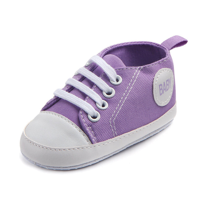 Canvas Classic Sports Sneakers Baby Boys Girls First Walkers Shoes Infant Toddler Soft Sole Anti-slip Baby Shoes - 𝓢𝓱𝓸𝓹𝓵𝓮𝓬𝔂