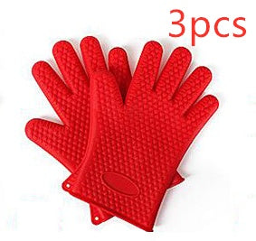 Food Grade Silicone Heat Resistant BBQ Glove Silicone Oven Mitts - 𝓢𝓱𝓸𝓹𝓵𝓮𝓬𝔂