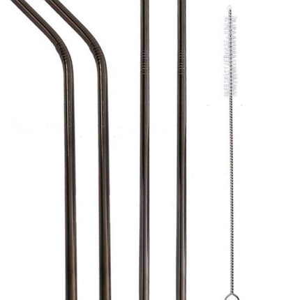 Colourful Reusable Stainless Steel Straws - 𝓢𝓱𝓸𝓹𝓵𝓮𝓬𝔂